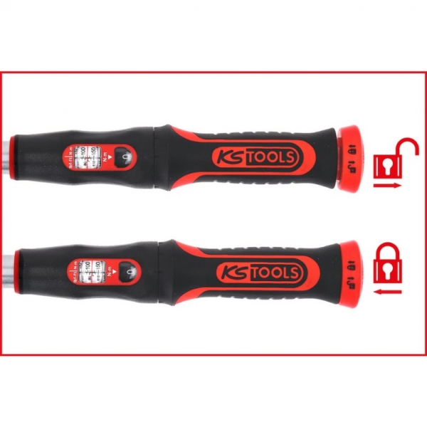 1 torque wrench with ratchet 200–1000 Nm INFINITOOL KS Tools | Baltic Diag