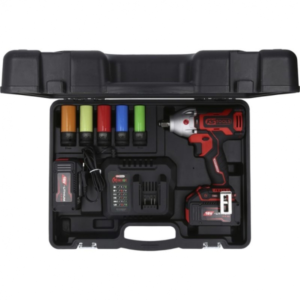 Cordless impact wrench set 1/2, 9-piece eMONSTER KS Tools | Baltic Diag