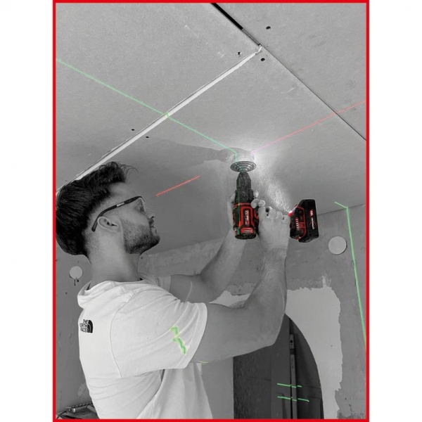 Cordless impact drill/driver set, 4-piece eMONSTER KS Tools | Baltic Diag