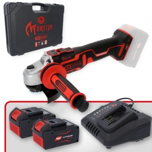 Аккумуляторный угловой шлифовальный набор, 4 предмета eMONSTER KS Tools | Baltic Diag