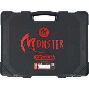 Аккумуляторный угловой шлифовальный набор, 4 предмета eMONSTER KS Tools | Baltic Diag