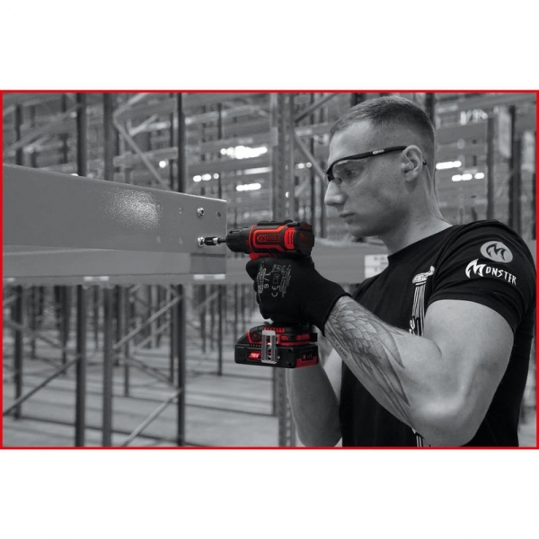 Аккумуляторный дрель-шуруповерт, набор из 4 предметов eMONSTER KS Tools | Baltic Diag