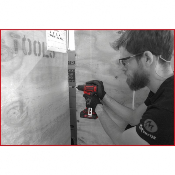 Аккумуляторный дрель-шуруповерт, набор из 4 предметов eMONSTER KS Tools | Baltic Diag