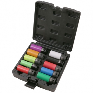 1/2 impact socket set for special aluminium rims, 10 pcs KS Tools | Baltic Diag