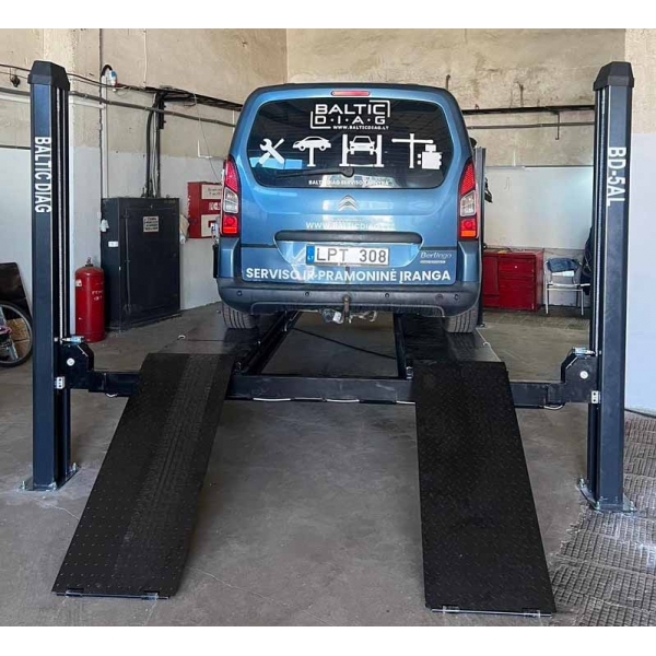 Four post lift wheel alignment ready 5 ton BD-5AL | Baltic Diag Four post lift wheel alignment ready 5 ton BD-5AL | Baltic Diag