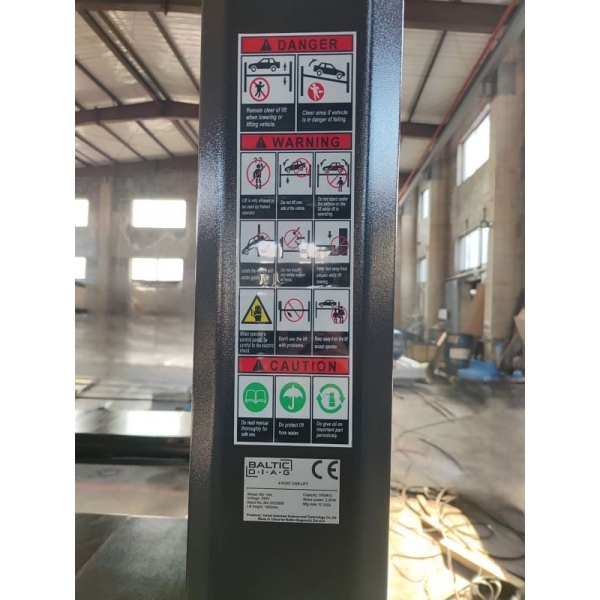 Four post lift wheel alignment ready 5 ton BD-5AL | Baltic Diag Four post lift wheel alignment ready 5 ton BD-5AL | Baltic Diag