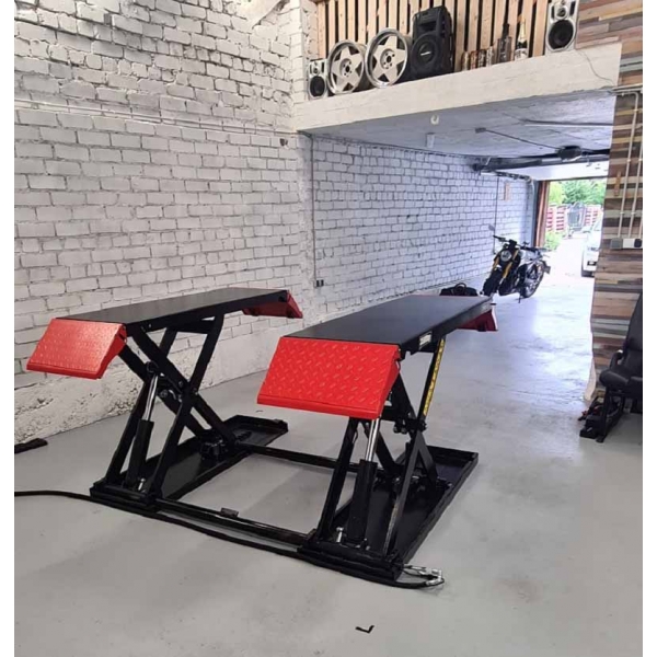 Mobile mid-rise scissor lift for vehicles BD-S2 | Baltic Diag