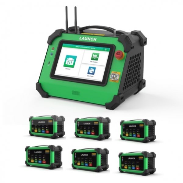 Беспроводное устройство балансировки ячеек аккумуляторной батареи электромобиля Launch EVB624 | Baltic Diag