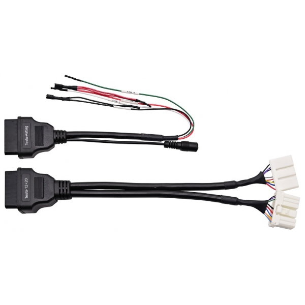 A set of specialized connectors for Tesla cars