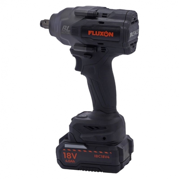Cordless impact wrench 1/2, 18V Li-ion, 1080 Nm Fluxon | Baltic Diag