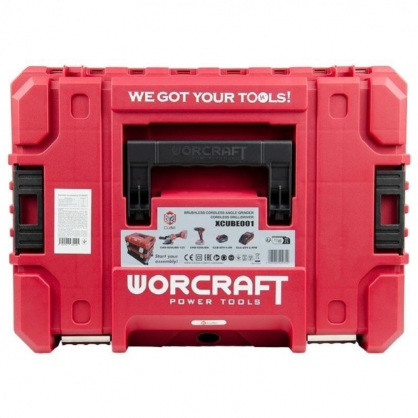 Cordless drill-driver and angle grinder set WORCRAFT XCUBE | Baltic Diag
