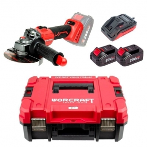 Cordless angle grinder 125 mm, 20V Worcraft | Baltic Diag