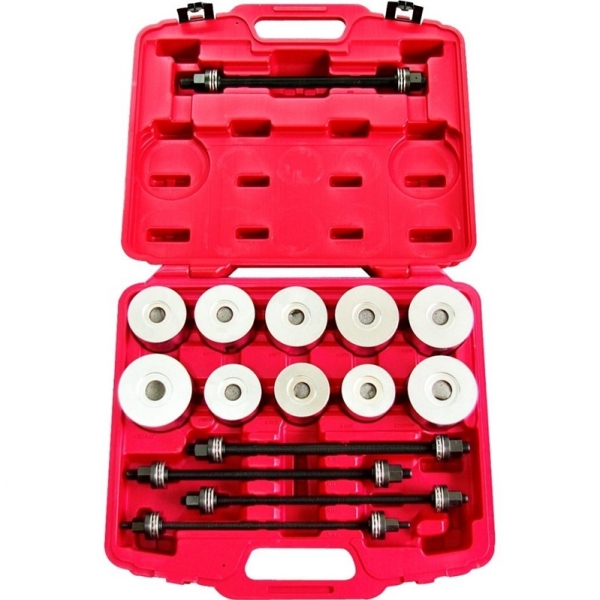 Bushing and bearing removal and installation tool set, 27 pcs
