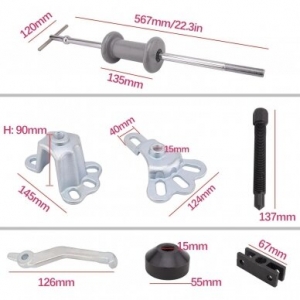 Slide Hammer with Accessories, 9 pcs. | Baltic Diag