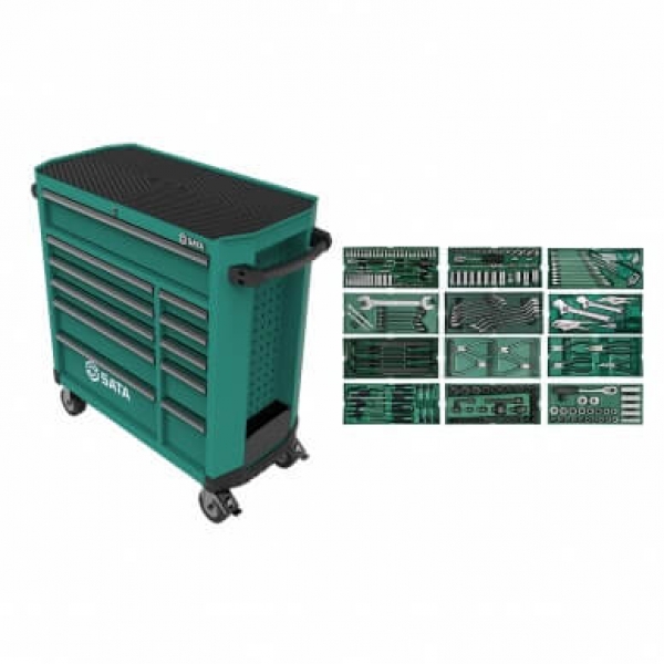 Tool cabinet with tools PRO 11 drawers, 246 pcs. | Baltic Diag Tool cabinet with tools PRO 11 drawers, 246 pcs. | Baltic Diag