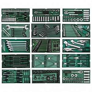Tool cabinet with tools PRO 11 drawers, 300 pcs.