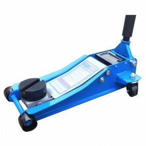 Low-profile floor jack with wheels 3T with rubber pad | Baltic Diag