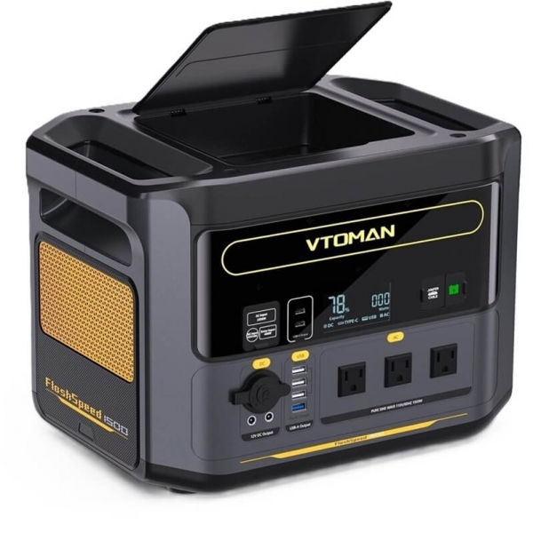 Portable battery with control module FlashSpeed 1500 VTOMAN | Baltic Diag