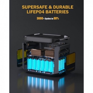 Portable battery with control module FlashSpeed 1500 VTOMAN | Baltic Diag