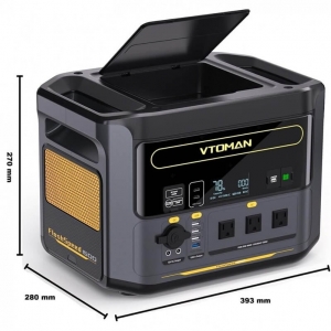 Portable battery with control module FlashSpeed 1500 VTOMAN | Baltic Diag