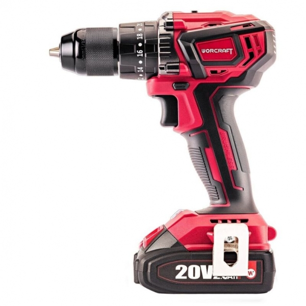 Аккумуляторная дрель-шуруповерт с ударным режимом и 74 аксессуарами | Baltic Diag