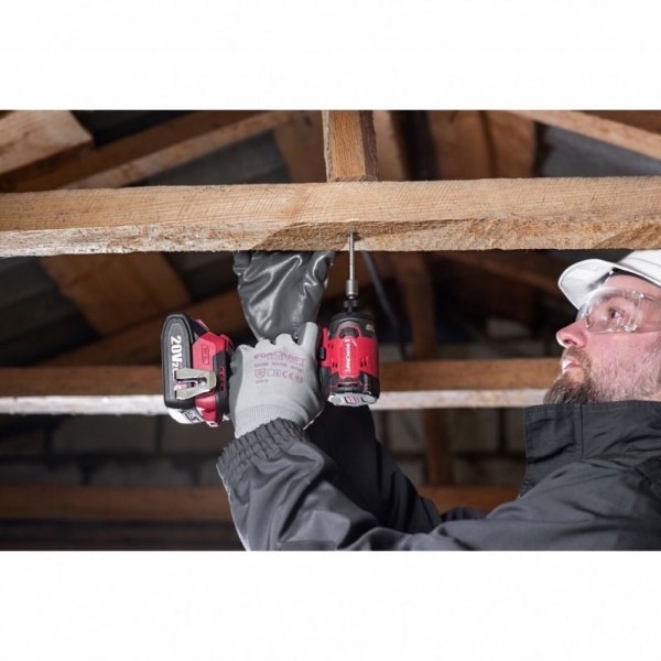 Аккумуляторный ударный шуруповерт 1/4 HEX, 20 В Li-ion | Baltic Diag