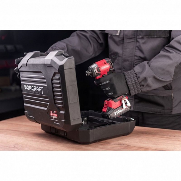 Аккумуляторный ударный шуруповерт 1/4 HEX, 20 В Li-ion | Baltic Diag