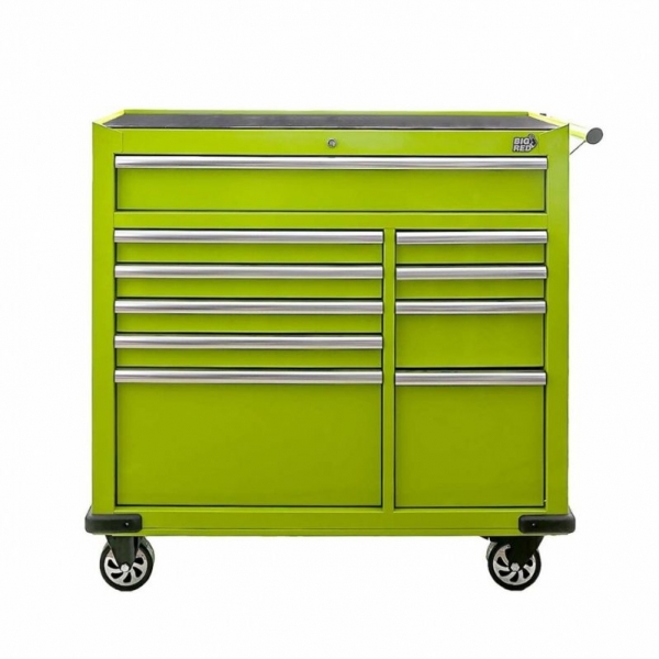 Tool trolley with 10 drawers
