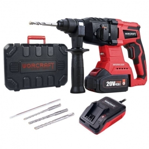 Cordless rotary hammer 20V Li-ion, 4.0Ah Worcraft | Baltic Diag
