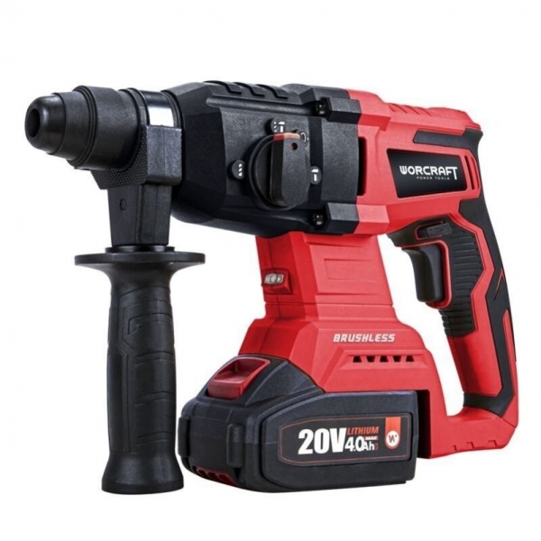 Cordless rotary hammer 20V Li-ion, 4.0Ah Worcraft | Baltic Diag