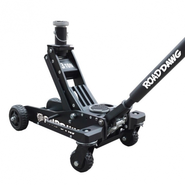 Trolley jack with large wheels, 3 t Trolley jack with large wheels, 3 t