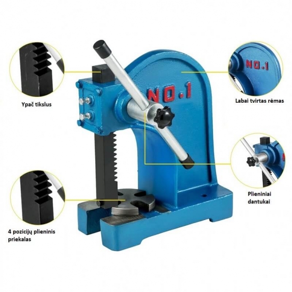 Механический осевой пресс 1000 кг | Baltic Diag Механический осевой пресс 1000 кг | Baltic Diag