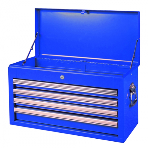 The tool cabinet is built-in