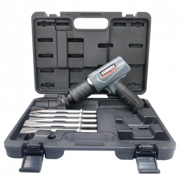 Pneumatic Hammer 190mm (10mm) with 5 Chisels