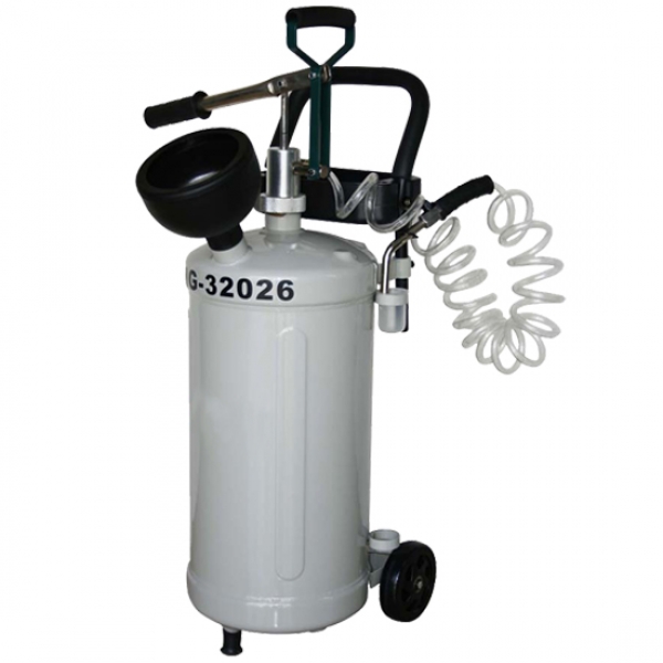 Tank for liquid grease with wheels 30l