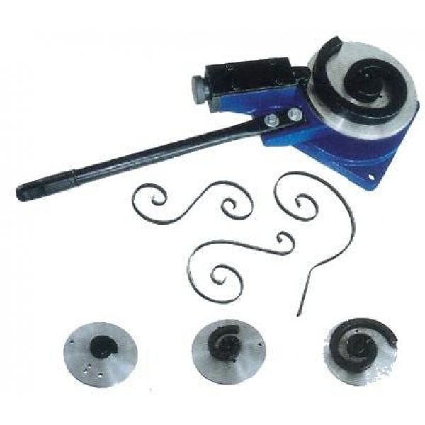 Mechanical tape bender with 3 shapes