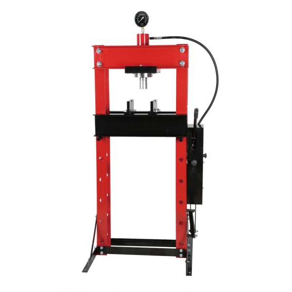 Hydraulic press with pressure gauge 30 t, foot operated