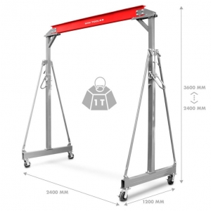 Передвижной козловой кран 1T MW Tools | Baltic Diag
