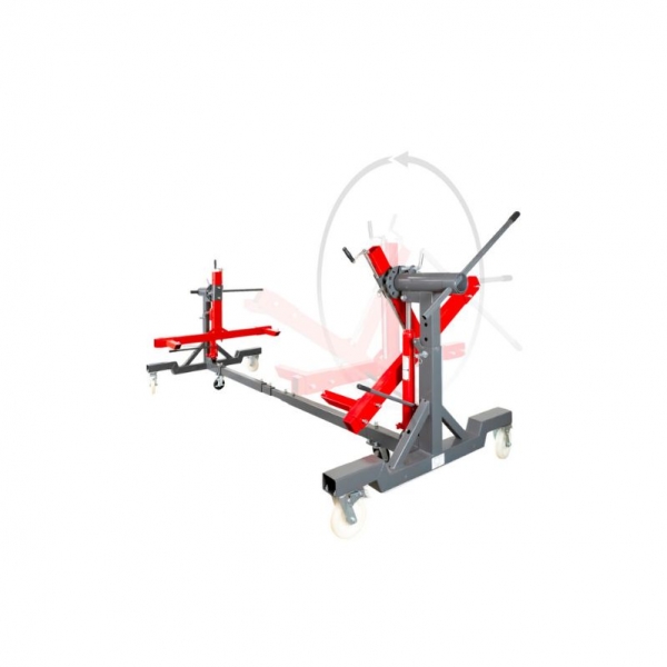 Body rotisserie 2 t with 200 mm wheels MW Tools | Baltic Diag