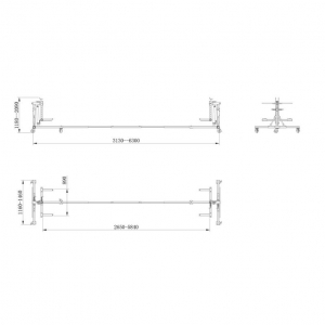 Body rotisserie 900 kg MW Tools | Baltic Diag
