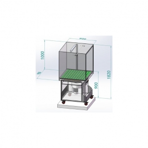 Mobile spray booth 1000 MW Tools | Baltic Diag