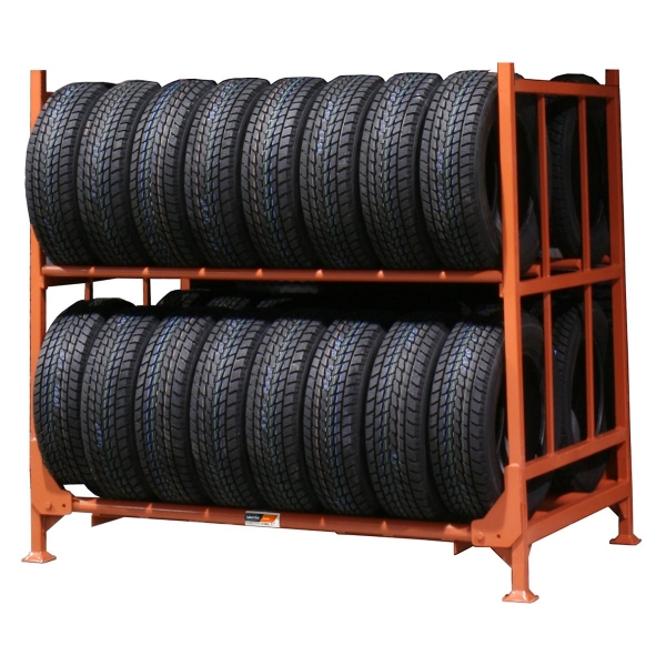 Foldable and Stackable Tire Rack Martin Industries MLTFD
