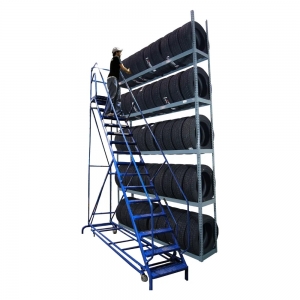 Mobile Tire Service Ladder, 10 Steps | Baltic Diag Mobile Tire Service Ladder, 10 Steps | Baltic Diag