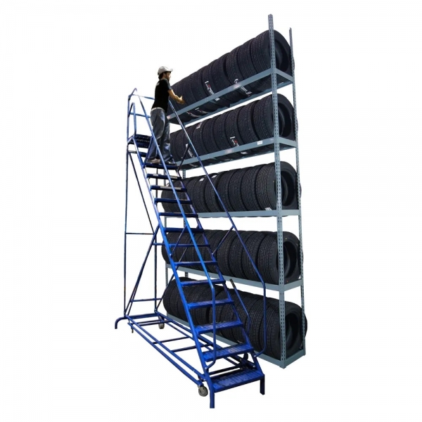 Mobile Tire Service Ladder, 10 Steps | Baltic Diag Mobile Tire Service Ladder, 10 Steps | Baltic Diag