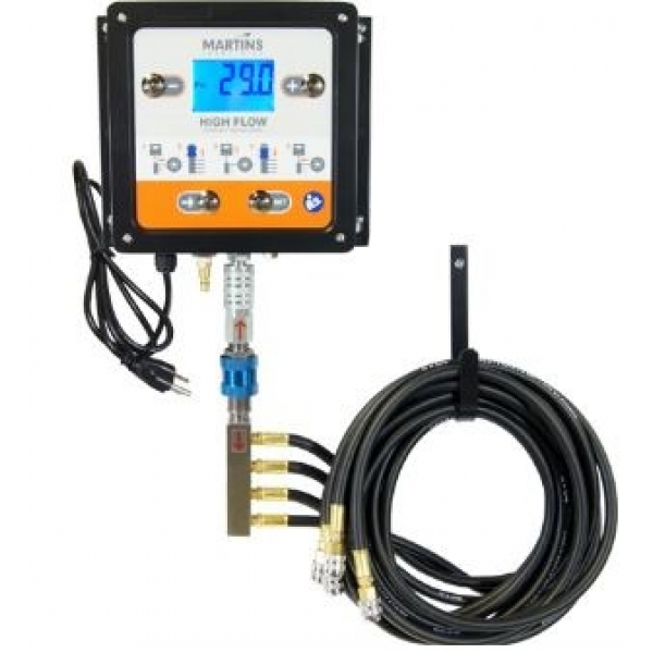Automatic tire inflator martins industries MW-60-4WAY for trucks and special equipment wheels