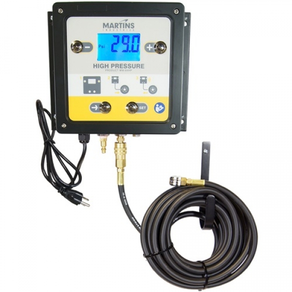 Automatic high-pressure tire inflator for heavy-duty vehicles Martins Industries MW-64HP