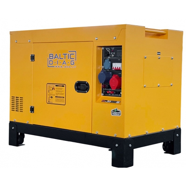 Mobile diesel generator BD22000SEA, 15 kW | Baltic Diag