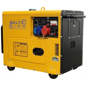 Mobile diesel generator BD9500SE, 7 kW | Baltic Diag