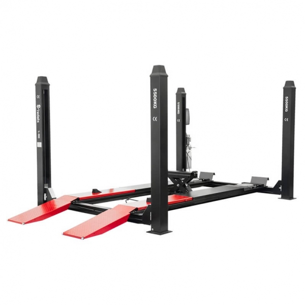 Four post semi-automatic lift for wheel alignment REDATS L-460, 5.5T Four post semi-automatic lift for wheel alignment REDATS L-460, 5.5T