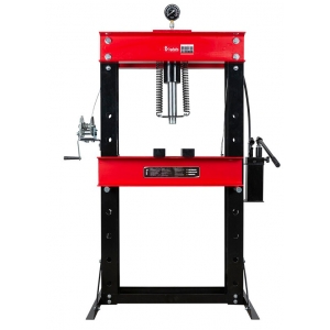 Hydraulic press with double-acting pump 50T, H-390 | Baltic Diag